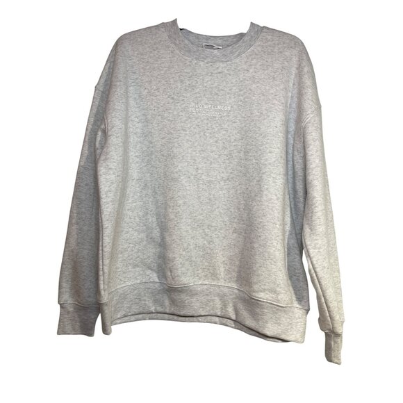 Wilo Wellness Club Gray Pullover Sweatshirt & Black Leggings Set New - Picture 3 of 15